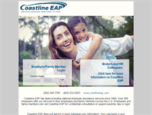 Tablet Screenshot of coastlineeap.com